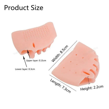 Silicone Forefoot Pads – Cushioned Toe Separator Inserts