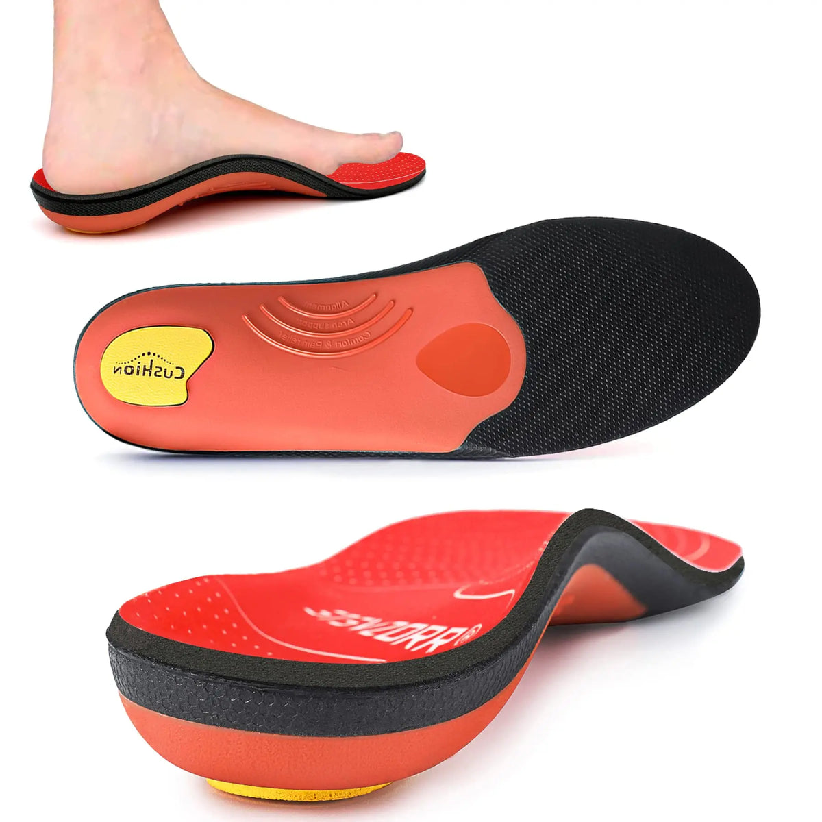 Arch Support Insoles – EVA Orthotic Shoe Inserts for Men & Women