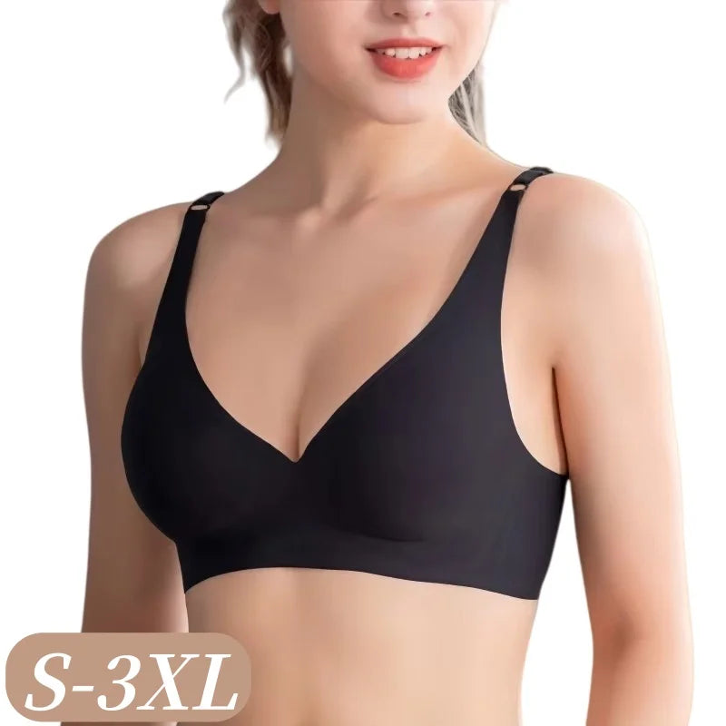 Women’s Seamless Bralette – Push-Up Bra with Removable Pads