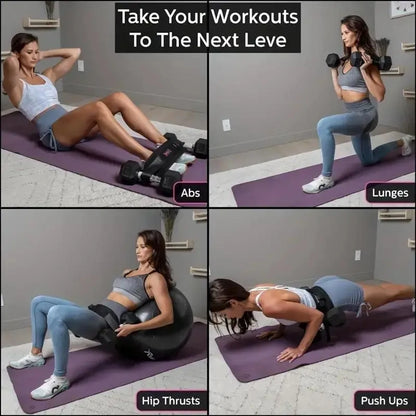Weighted Waist Belt – Adjustable Hip Bridge Belt for Home Workouts