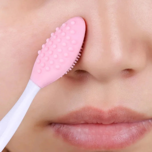 Silicone Face Cleansing Brush – Exfoliating Facial Scrubber