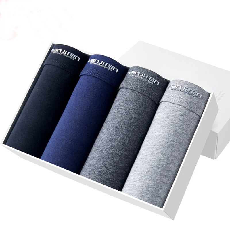 Men’s Cotton Boxer Shorts – Stretch Knit Underwear