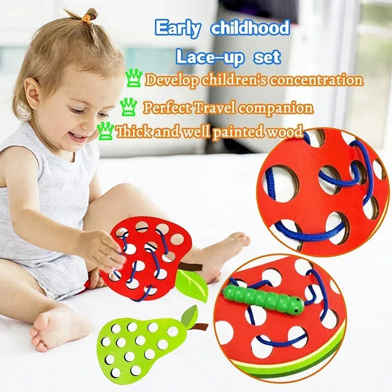 Wooden Lacing Toy