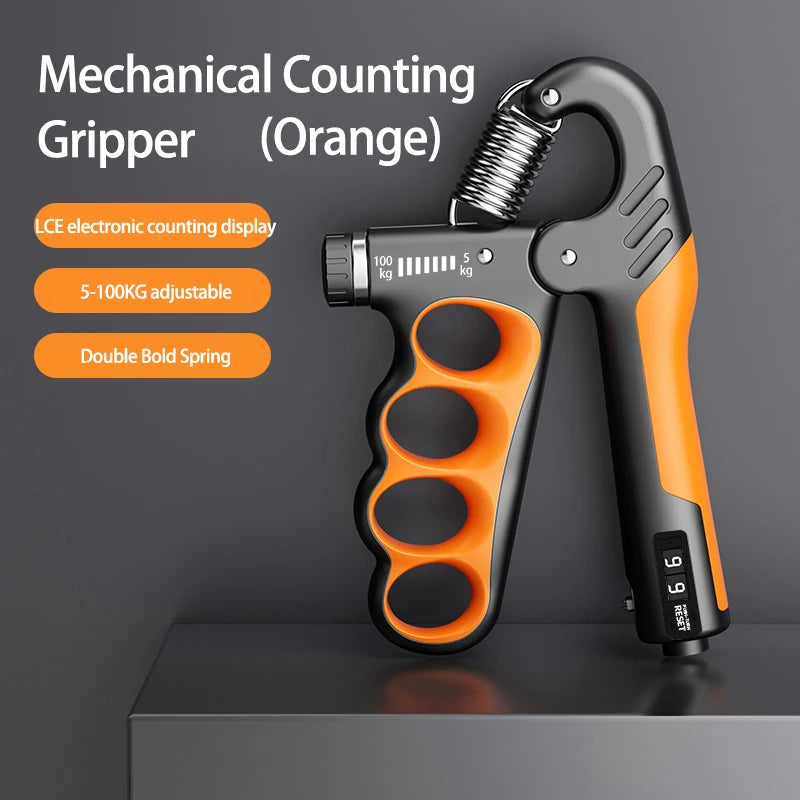 Adjustable Hand Grip Strengthener 5-100kg for Finger & Wrist Training