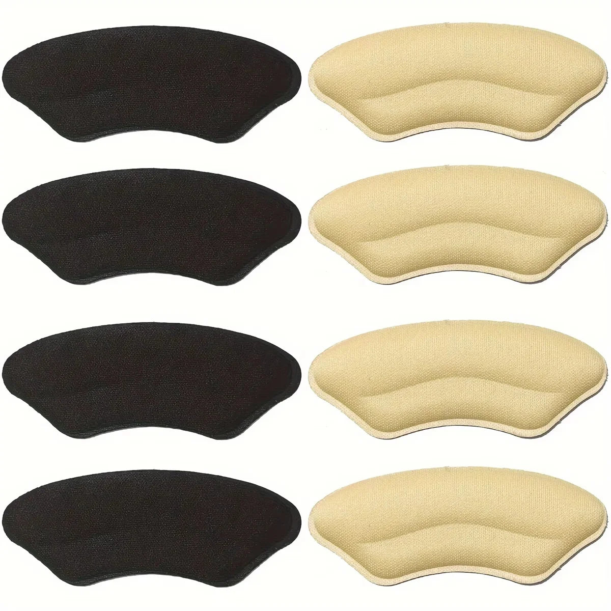 Heel Pads for Loose Shoes – Self-Adhesive Heel Inserts 8-Pack