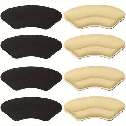 Heel Pads for Loose Shoes – Self-Adhesive Heel Inserts 8-Pack