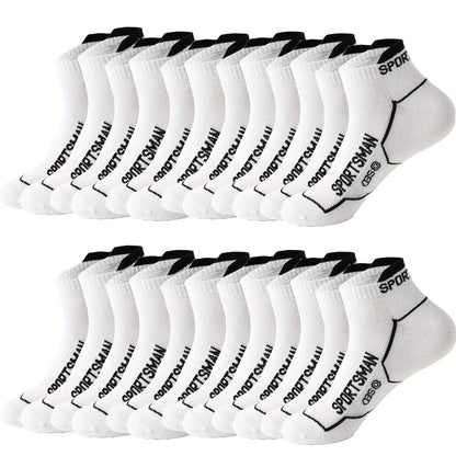 Men's No Show Socks Breathable Ankle Running Sport Socks