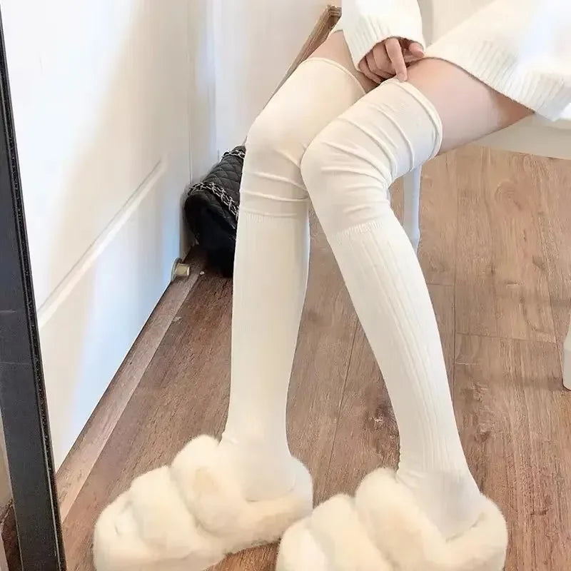 Women’s Thigh High Socks – Warm Knitted Boot Style