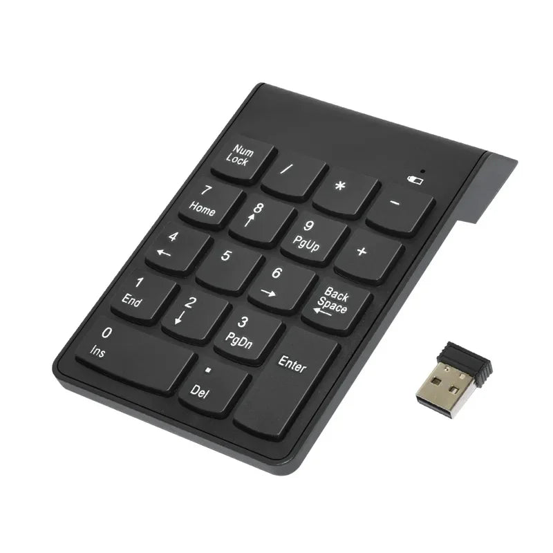 Wireless Numeric Keypad 2.4G USB External Number Pad