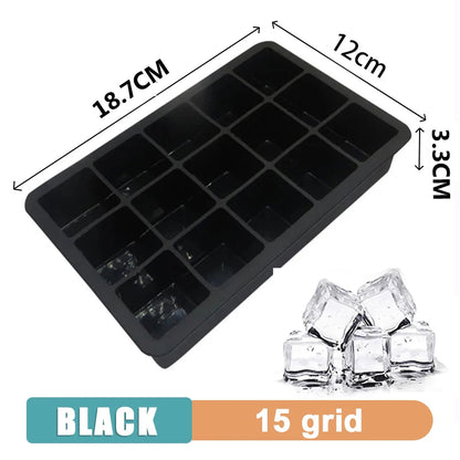 Large Silicone Ice Cube Tray Jumbo Square Ice Mold
