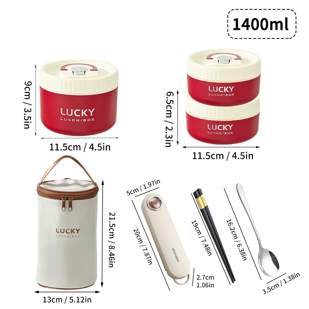 Insulated Stainless Steel Lunch Box