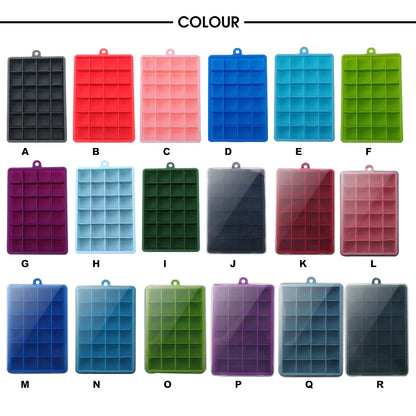 24-Hole Silicone Ice Cube Tray with Lid – Easy Kitchen Freezing Mold