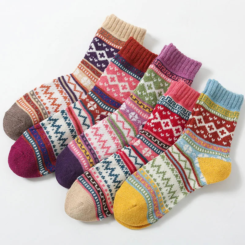 Women’s Warm Socks – Thick Soft Calf Socks for Winter