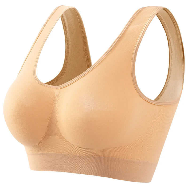 Women’s Seamless Sports Bra – Push-Up Bralette