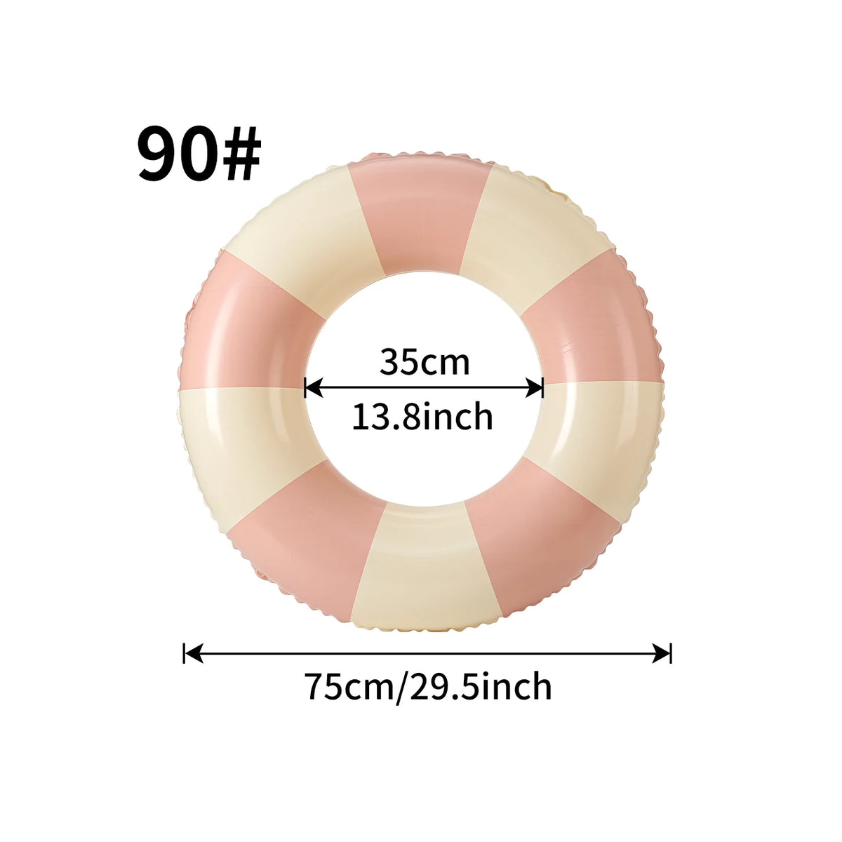 Inflatable Swimming Ring Macaron Pool Float for Summer Pool Parties