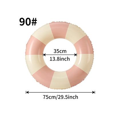 Inflatable Swimming Ring Macaron Pool Float for Summer Pool Parties
