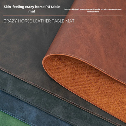 Desk Pad – Waterproof PU Leather Mouse Mat for Keyboard & Laptop