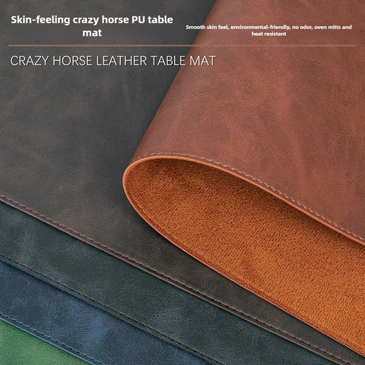 Desk Pad – Waterproof PU Leather Mouse Mat for Keyboard & Laptop