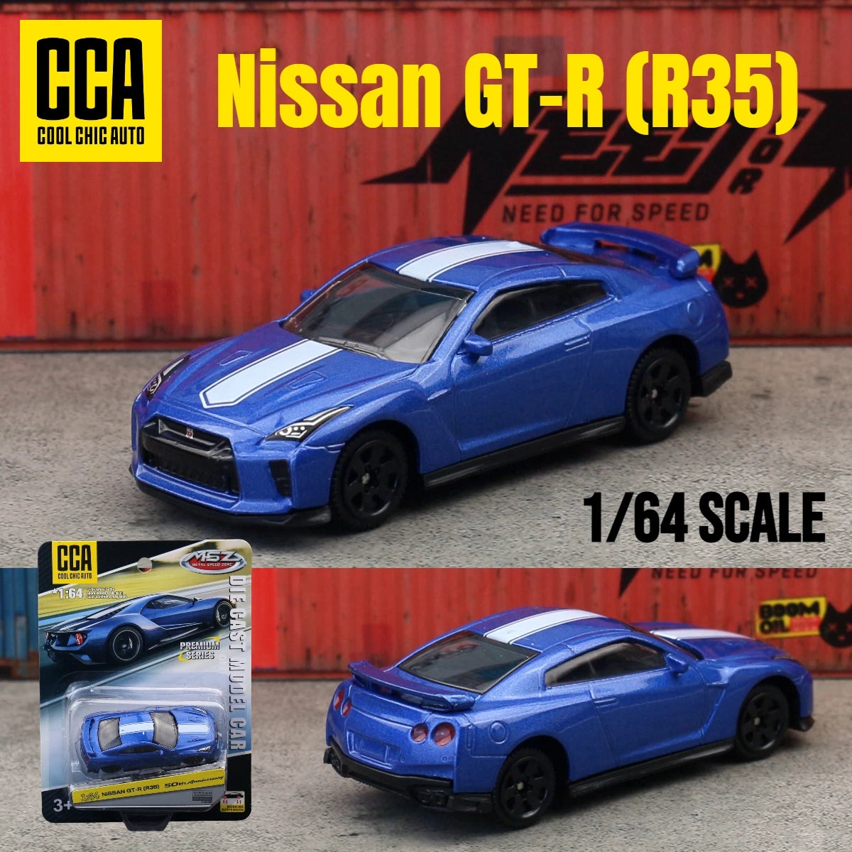 1:64 Diecast Car Model – Metal Scale Collectible Vehicle