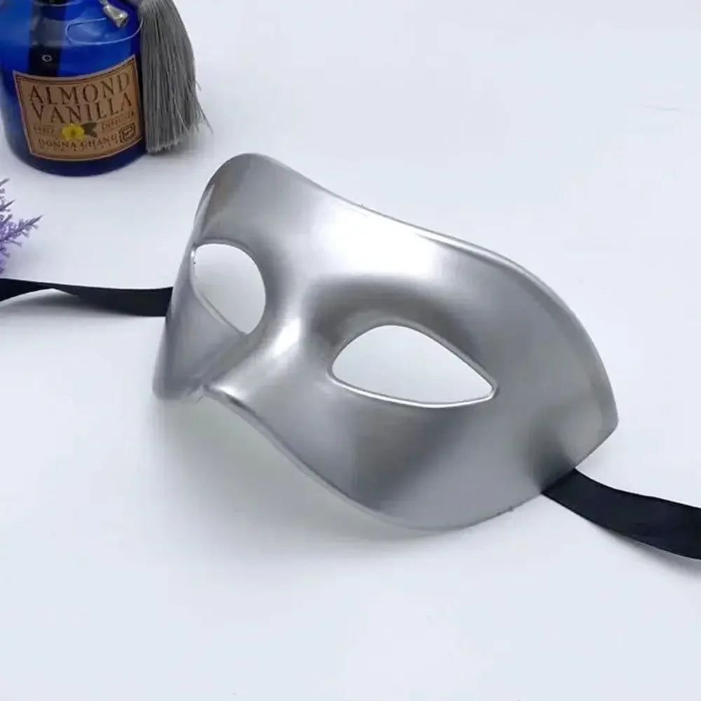 1PC Creative Phantom Masquerade Cosplay Mask Plastic Half Face Mask for Men Women Carnival Party Costume Props