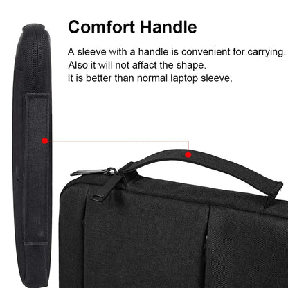 Portable Laptop Sleeve Bag – Canvas Zipper Case for 11–15.6 Inch