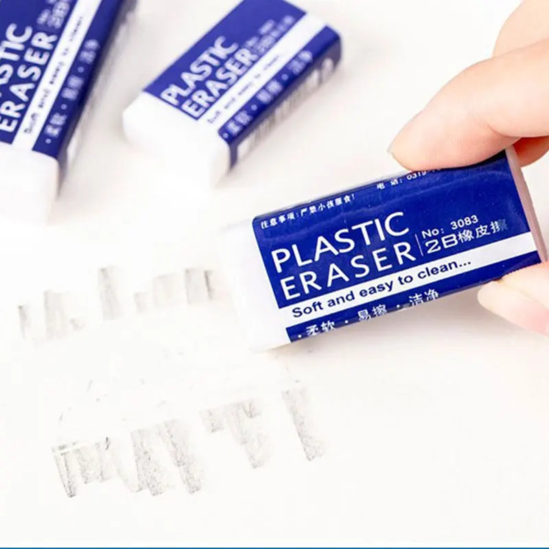 Pencil Eraser 2B – Soft Rubber Eraser for Drawing, School & Exams