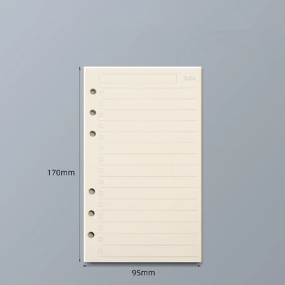 Loose Leaf Notebook Refill – A5 A6 A7 Lined, Blank & Grid Paper