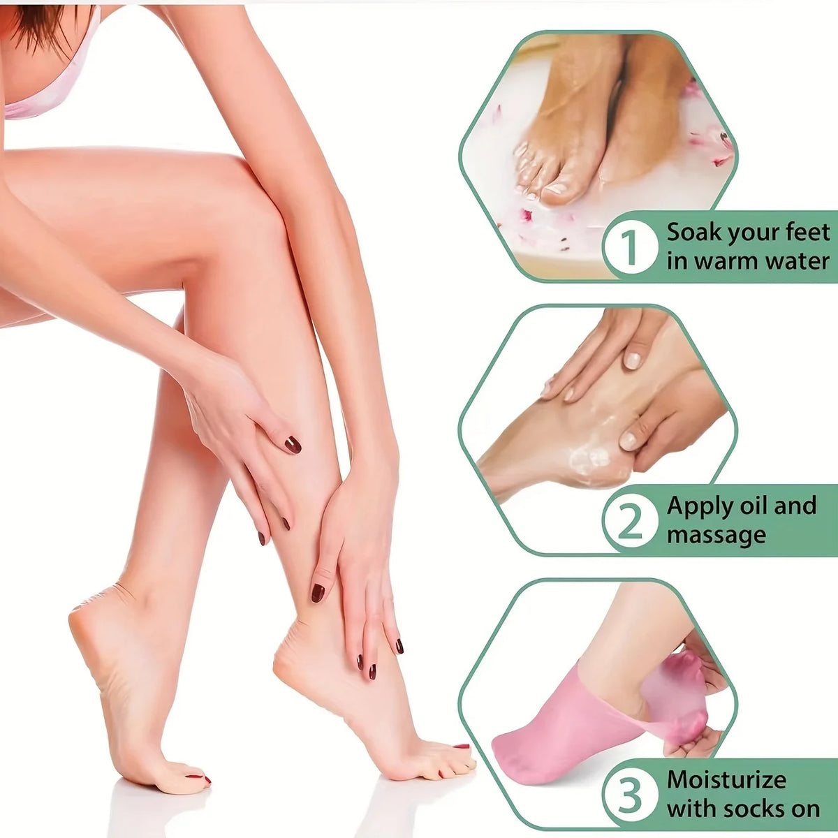 Moisturizing Gel Socks