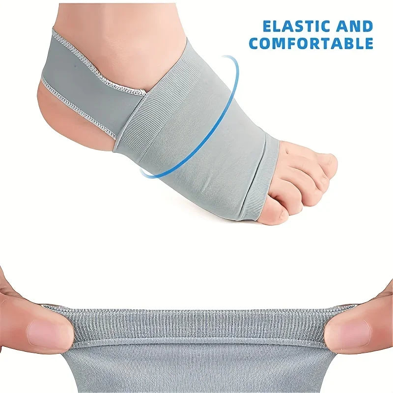 Arch Support Sleeves – Fabric Foot Supports with Gel Pads