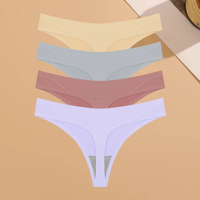 Seamless Women’s Underwear – 4-Piece Invisible Panties Set