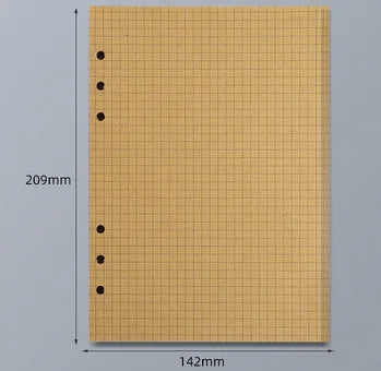 Loose Leaf Notebook Refill – A5 A6 A7 Lined, Blank & Grid Paper