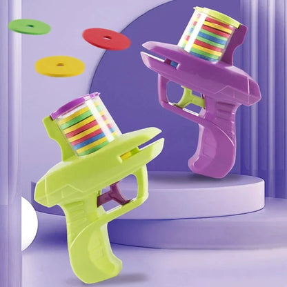 Flying Disc Gun Toy – EVA Soft Bullet Shooter