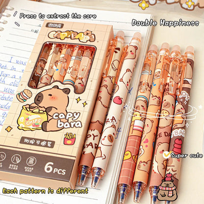 Erasable Gel Pens 6-Pack