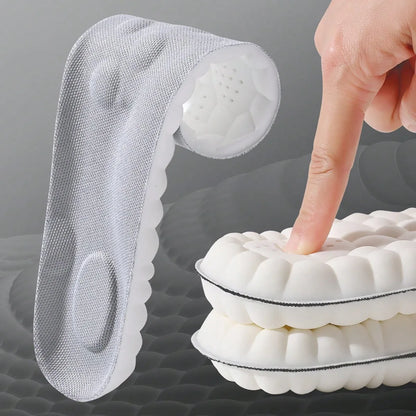 Sports Insoles Latex Cushion Arch Support Shock Absorbing Inserts