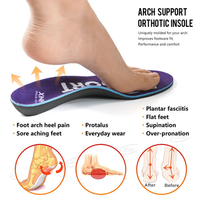 Arch Support Insoles – EVA Shoe Inserts for Men & Women