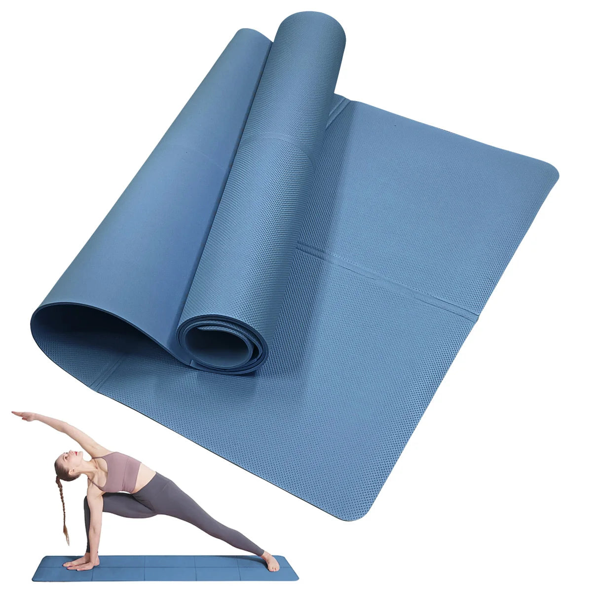 4mm Yoga Mat EVA Foam Exercise Mat for Yoga & Pilates