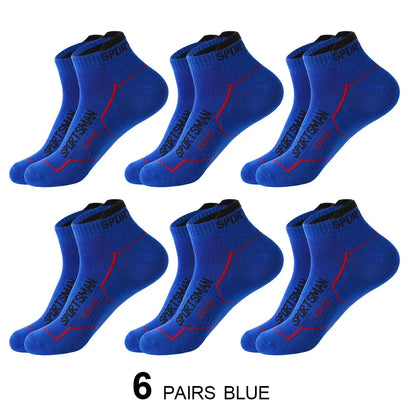 Men's No Show Socks Breathable Ankle Running Sport Socks
