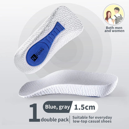 Height Increase Insoles – Memory Foam Heel Lift Shoe Inserts