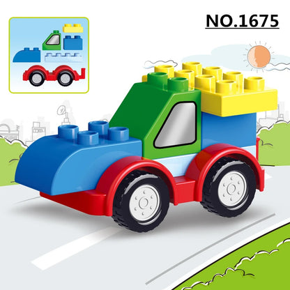 Train Building Blocks Set – Railway Track Model Construction Toy