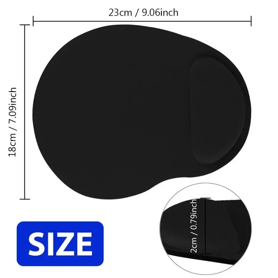 Ergonomic Mouse Pad with Wrist Rest Non-Slip Support
