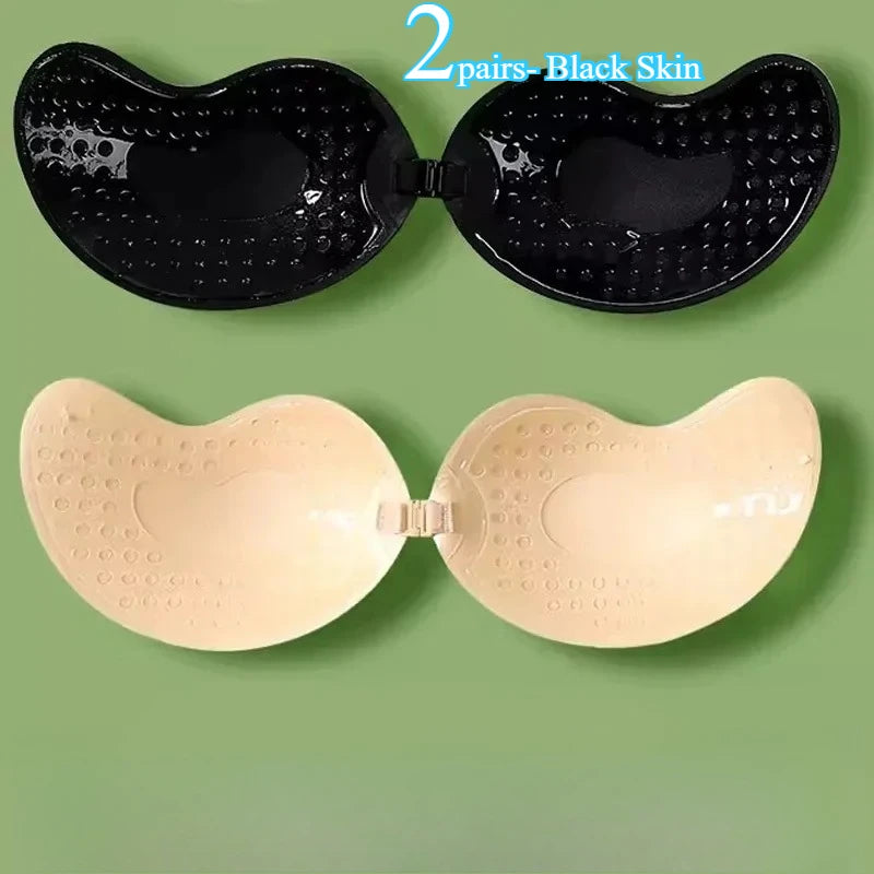 Strapless Bra – Seamless Backless Adhesive Push Up Design