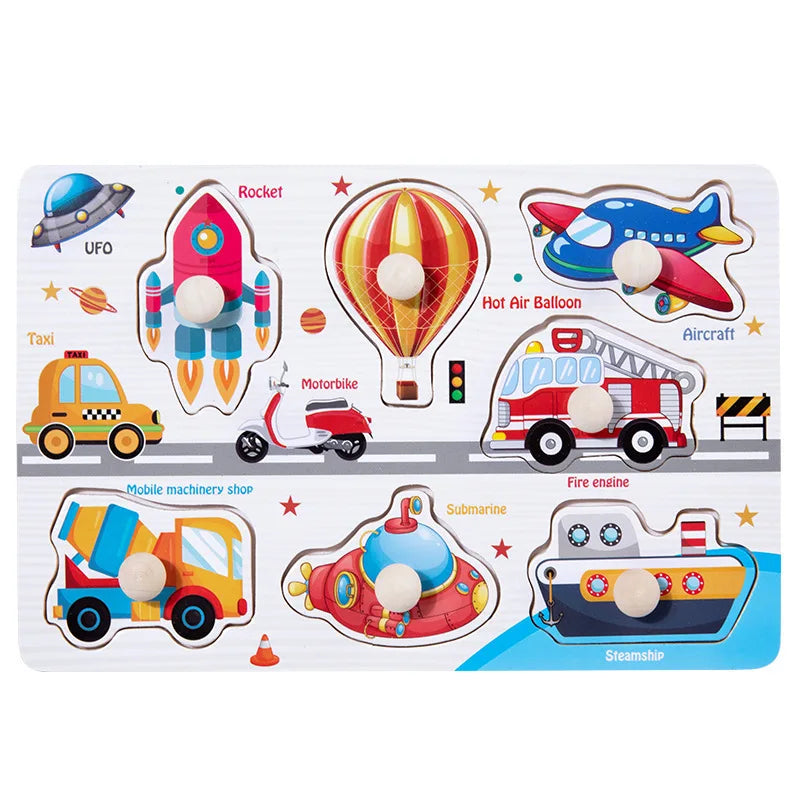 Wooden Shape Matching Toy for Kids