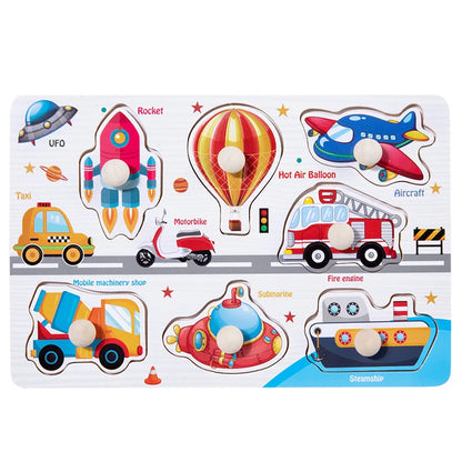Wooden Shape Matching Toy for Kids