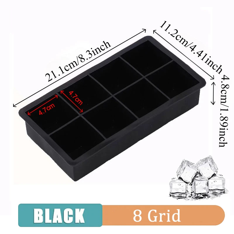 Silicone Ice Cube Molds – Spherical Reusable Whiskey Ice Trays