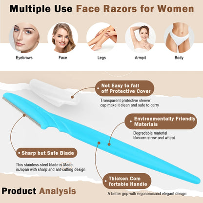 Eyebrow Razor Stainless Steel Trimmer Facial Hair Shaper