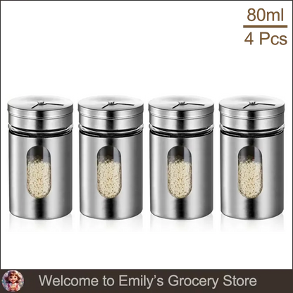 Spice Shaker | Stainless Steel Salt & Pepper Jar