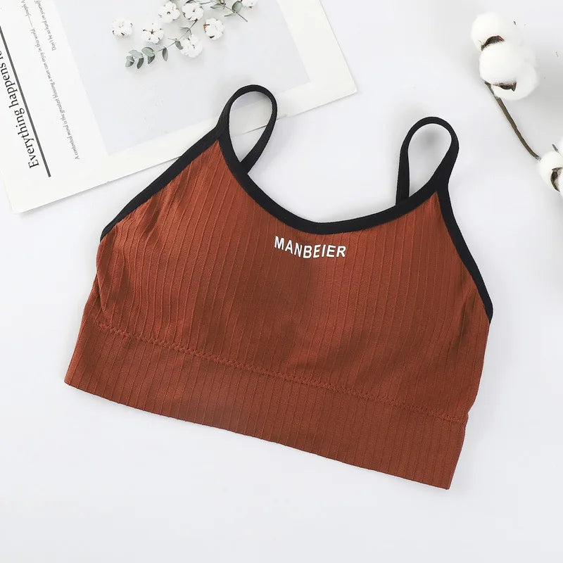 Women’s Sports Bra – Cotton Crop Top for Gym & Everyday Comfort