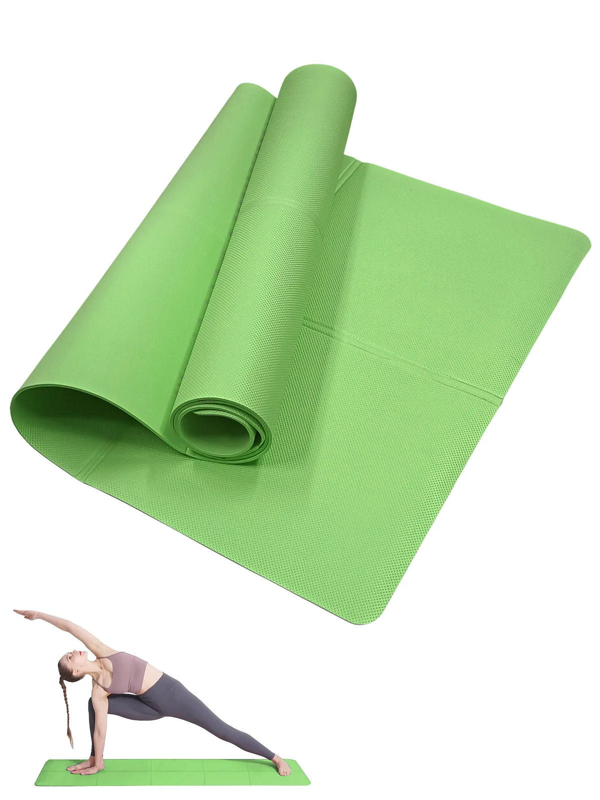 Non Slip Yoga Mat for Pilates, Fitness & Home Workouts
