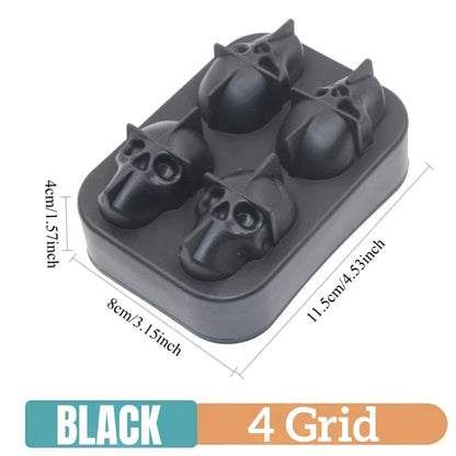Silicone Ice Cube Molds – Spherical Reusable Whiskey Ice Trays