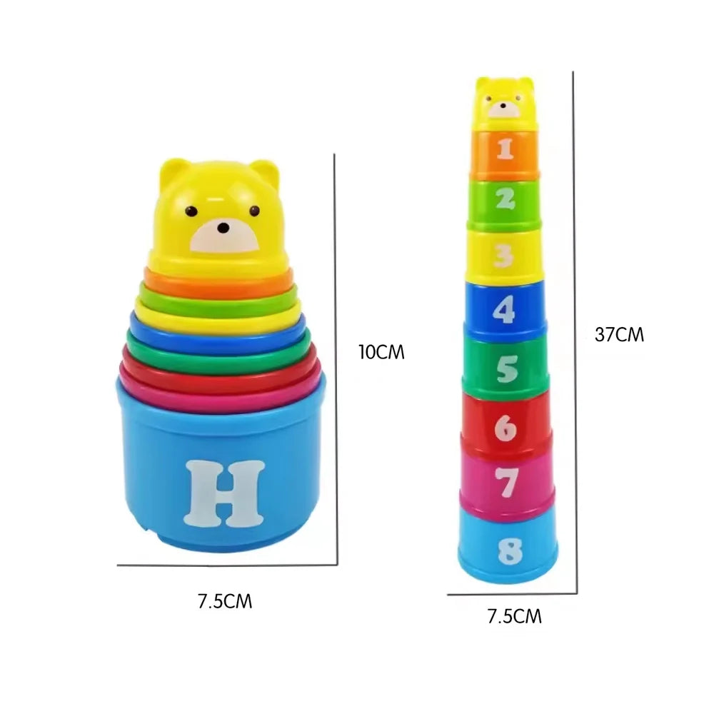 Kids Stacking Game – Brain Response Cup Competition Toy